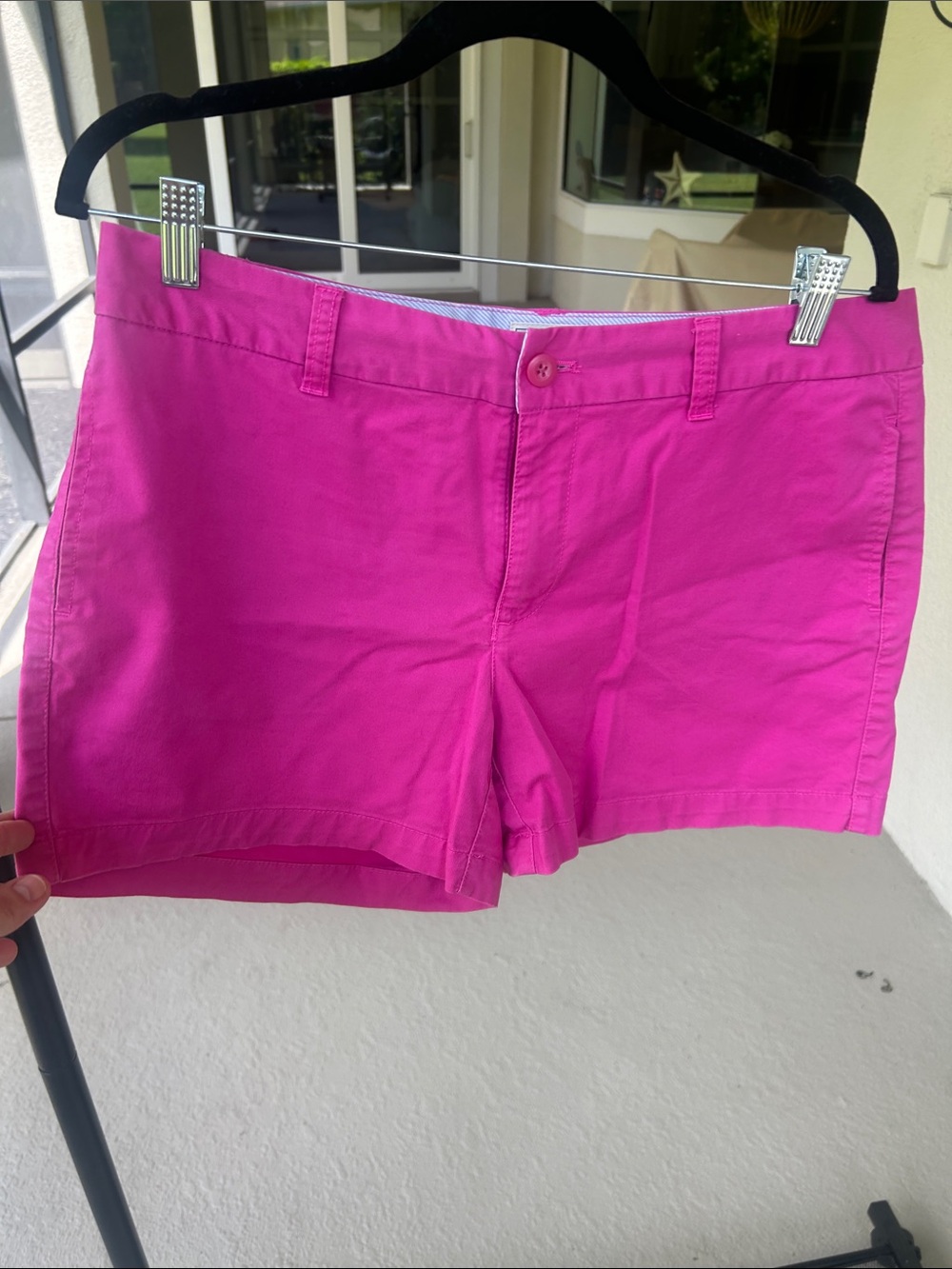 GAP Bright Pink Cotton Bermuda Shorts